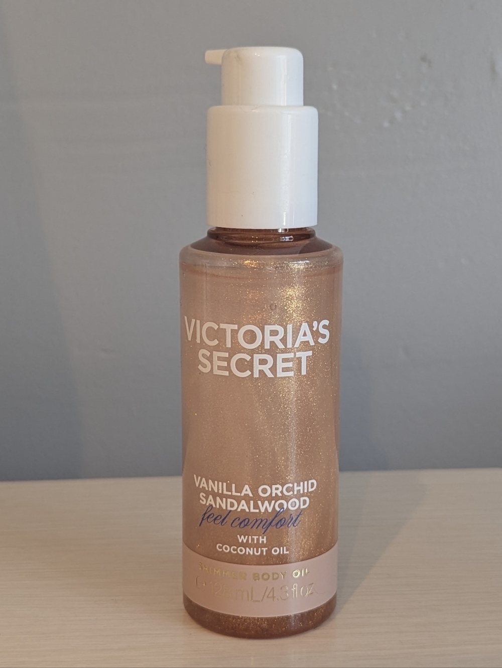 Victoria's Secret vanilla orchid sandalwood feel comfort body oil w/ coconut Oil